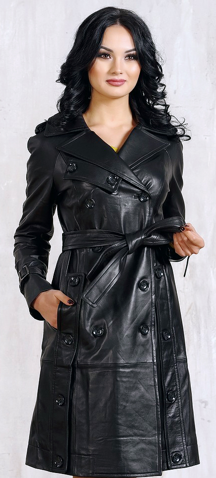 Leather Coat Daydreams: New leather trench coat