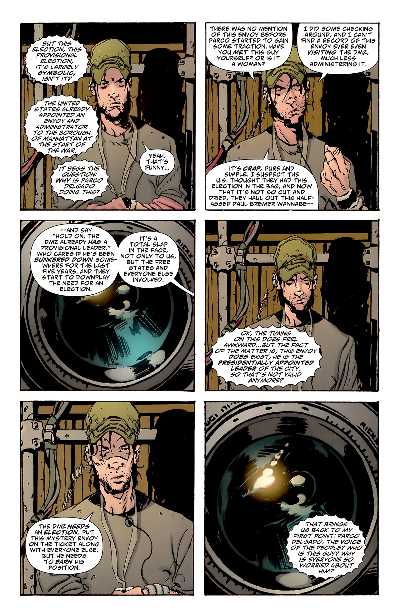 Read online DMZ (2006) comic -  Issue #31 - 16