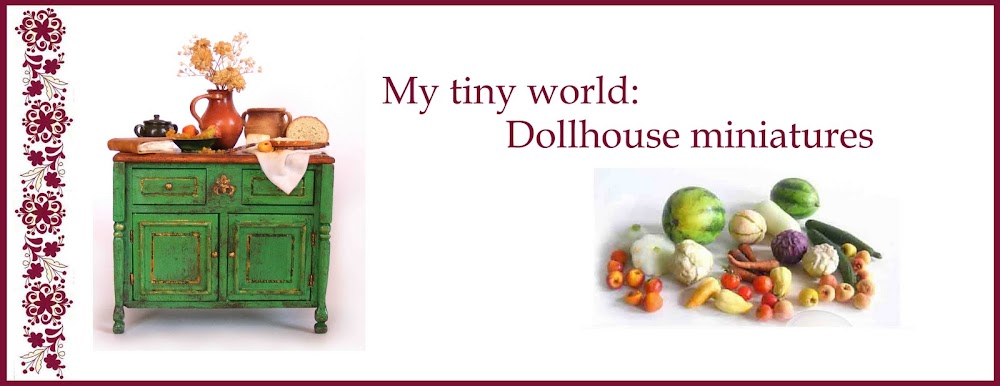 My tiny world: Dollhouse miniatures