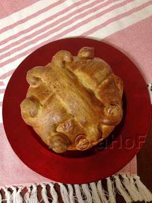 Greek bread, Christmas bread, Peter Reinhart