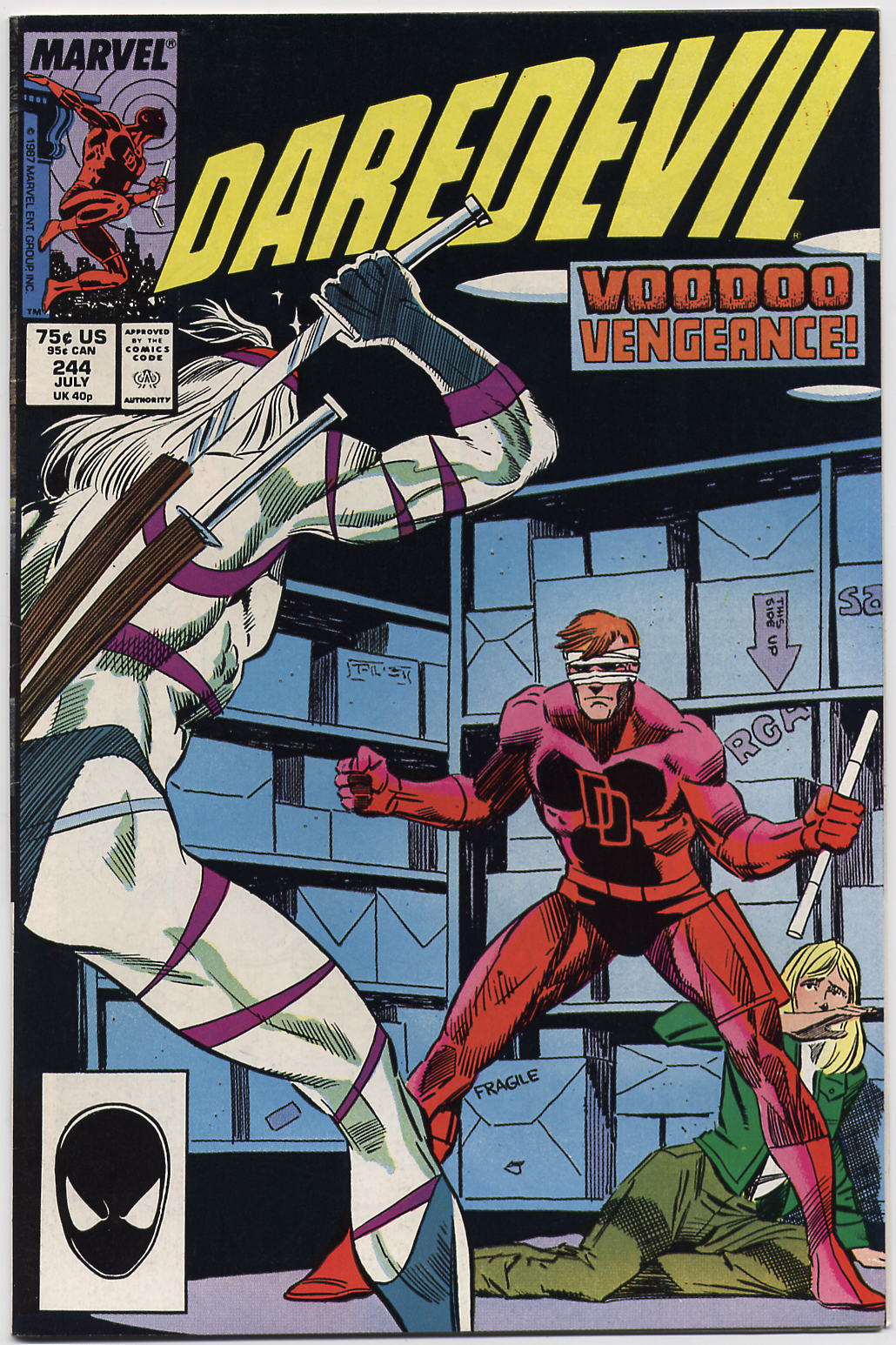 Read online Daredevil (1964) comic -  Issue #244 - 1
