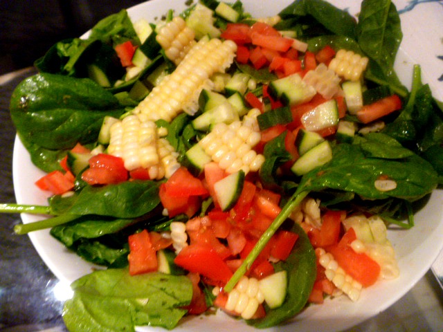 Make this perfectly delicious salad that highlights fresh summer corn. It's easy and tastes oh so fresh! - Slice of Southern