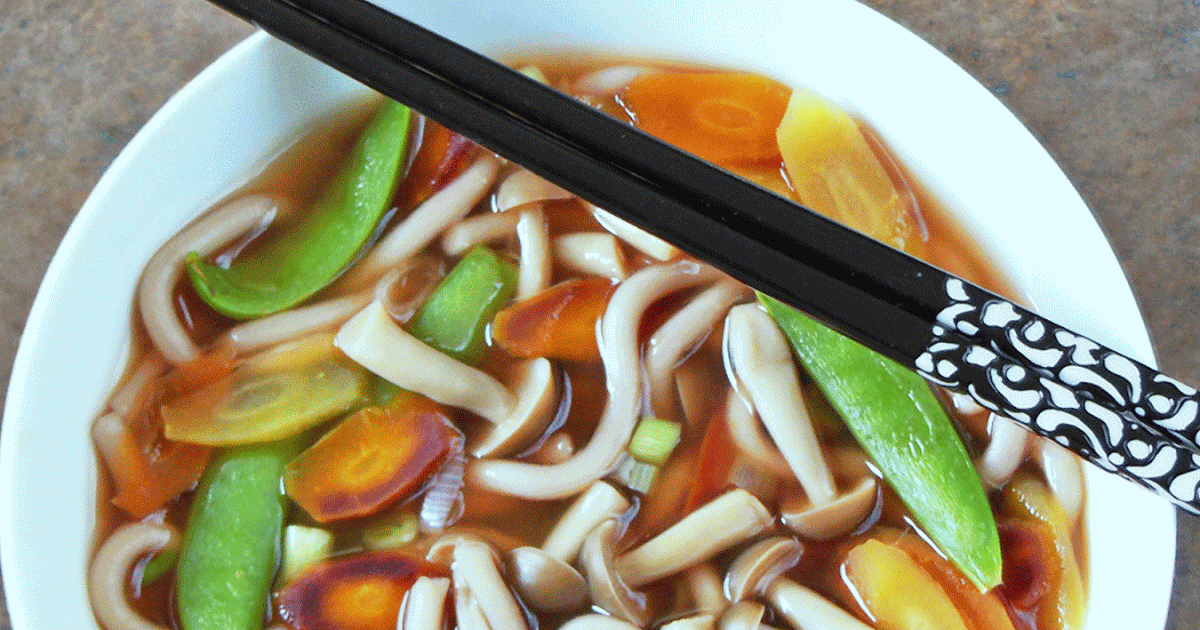 MY SHEPARD'S PIE Spring Vegetable Udon Noodle Soup