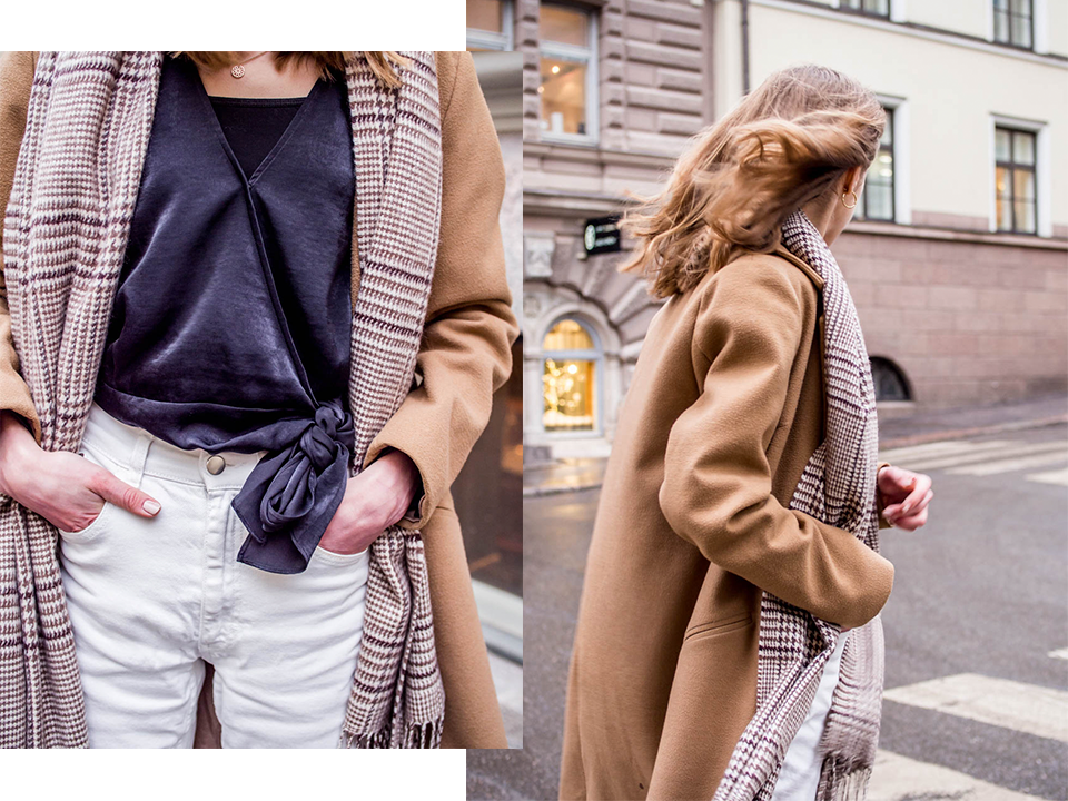 Fashion blogger winter outfit neutral style - Muotibloggaaja, Helsinki, talvimuoti, neutraalit värit