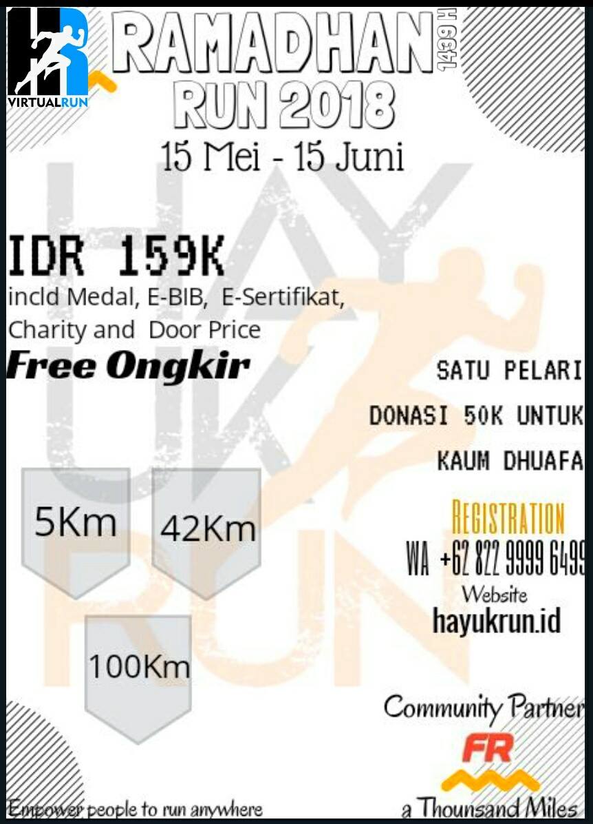 🔍 Ramadhan Run • 2018 Ramadhan Run • 2018