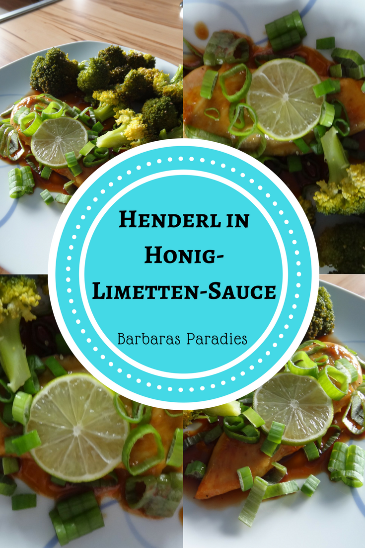 Henderl in Honig-Limetten-Sauce