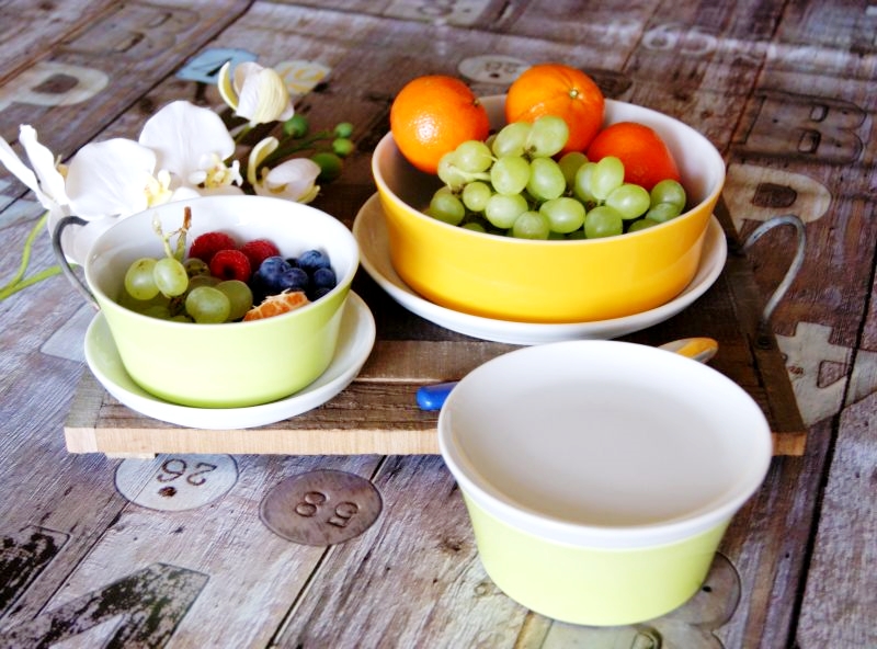 Healthy Fruit Bowl with Kahla Happiness Is The Only Rule