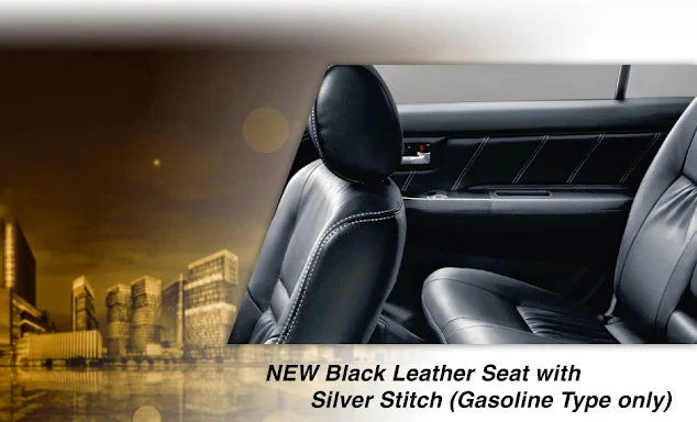 new-fortuner black-leather seat