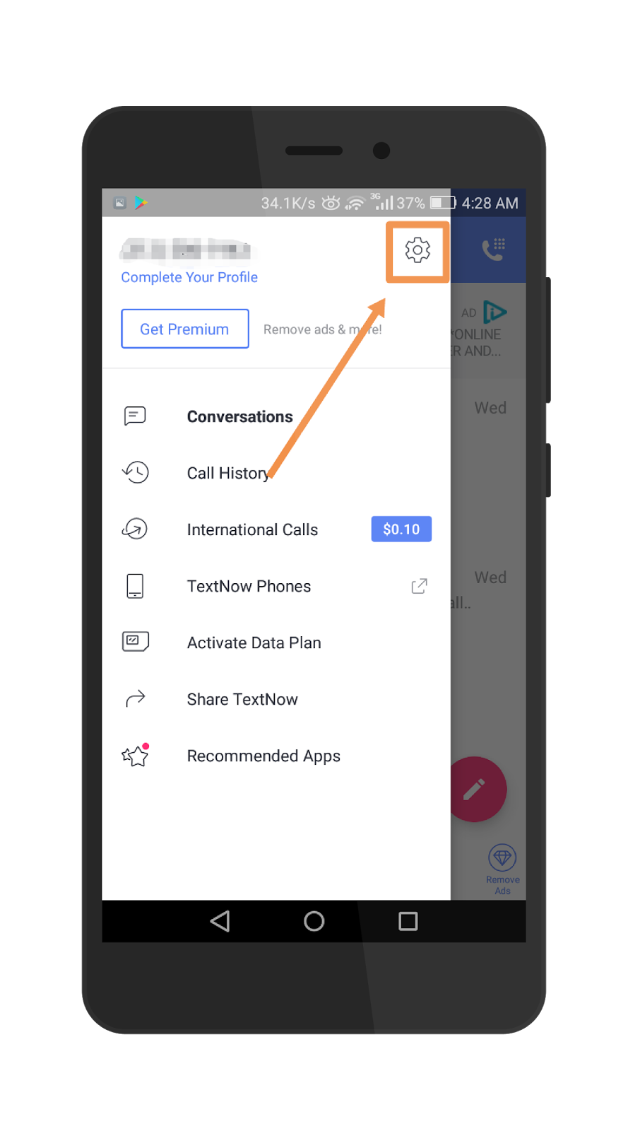 How to open whatsapp with textnow number acaserve