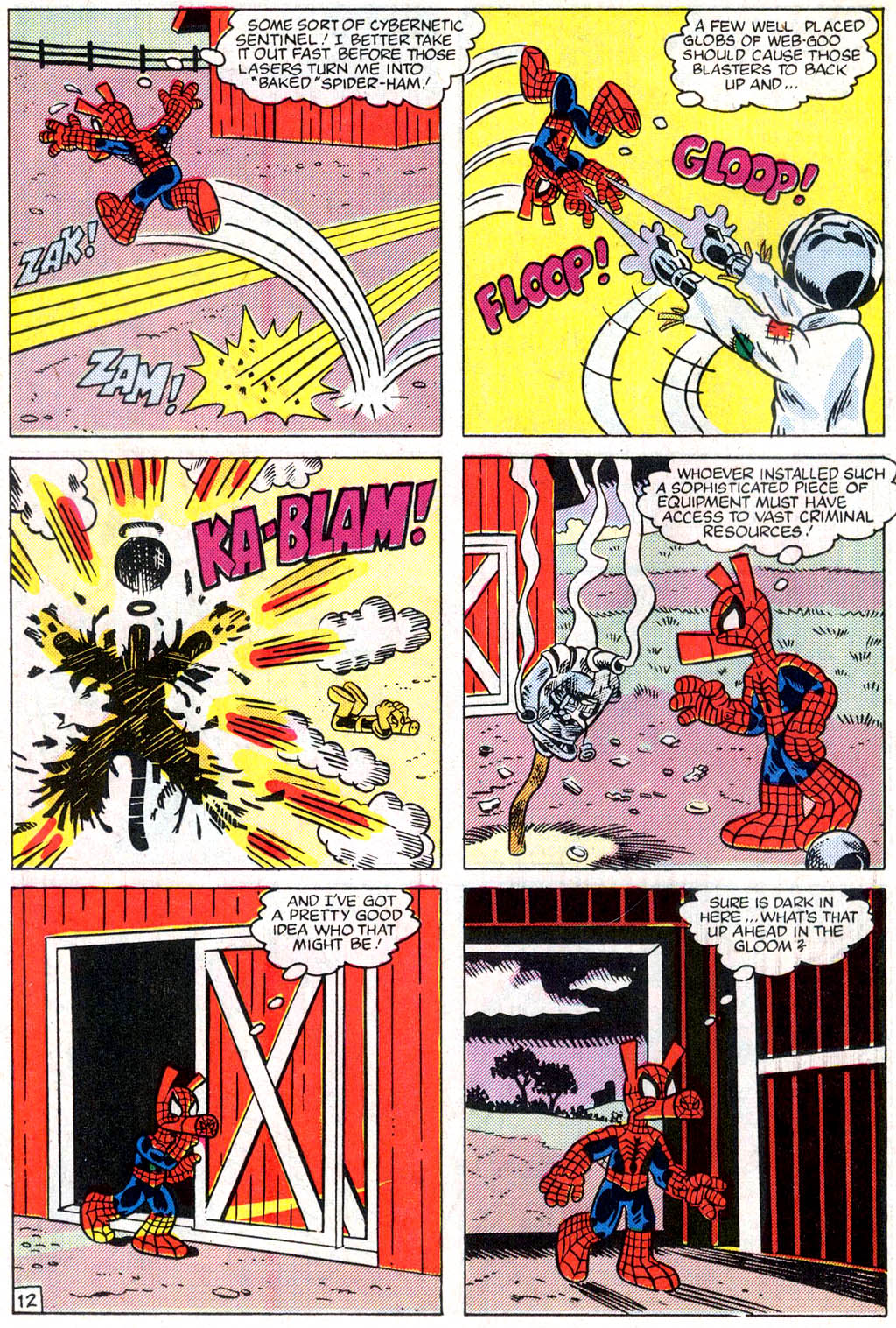 Read online Peter Porker, The Spectacular Spider-Ham comic -  Issue #12 - 13