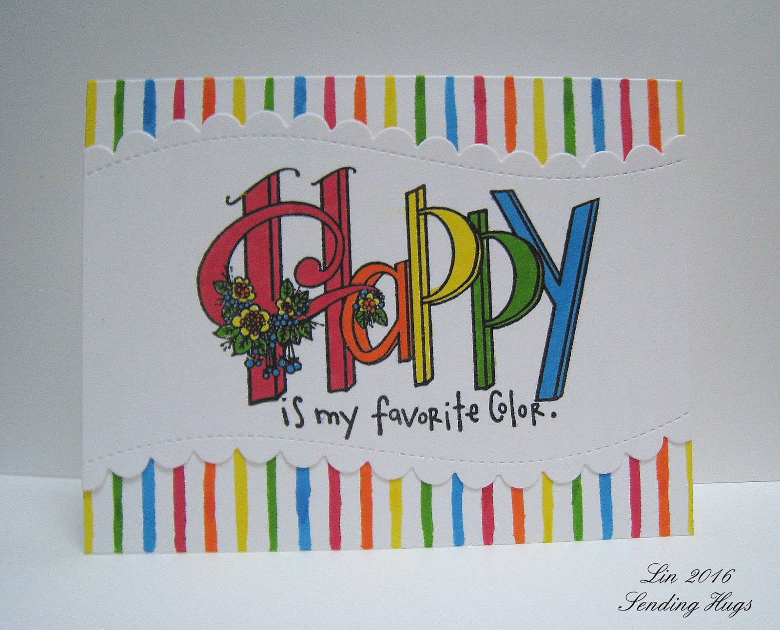 Sending hugs rainbow happy