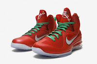 NBA 2K12 Nike LeBron 9 Christmas Shoes Patch
