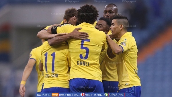 نهاية المباراة بالتعادل الايجابي 1 - 1 بين النصر والفيحاء نهاية المباراة بالتعادل الايجابي 1 - 1 بين النصر والفيحاء