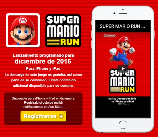 Super Mario Run no será un juego offline