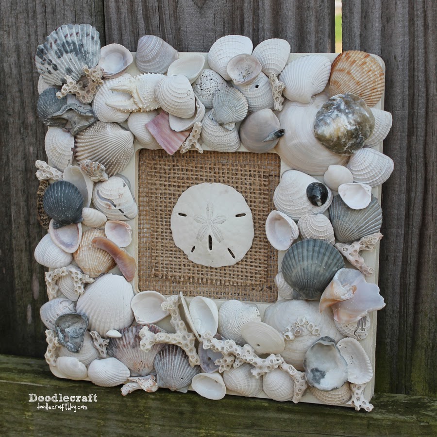 Seashell Memory Frame Keepsake
