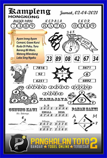 Syair Hk 2 April 2021 - Prediksi Hk Hari Ini - Ubertoto