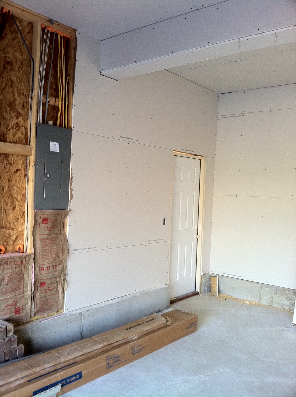 Jas and Simran Toor Drywall installed Garage