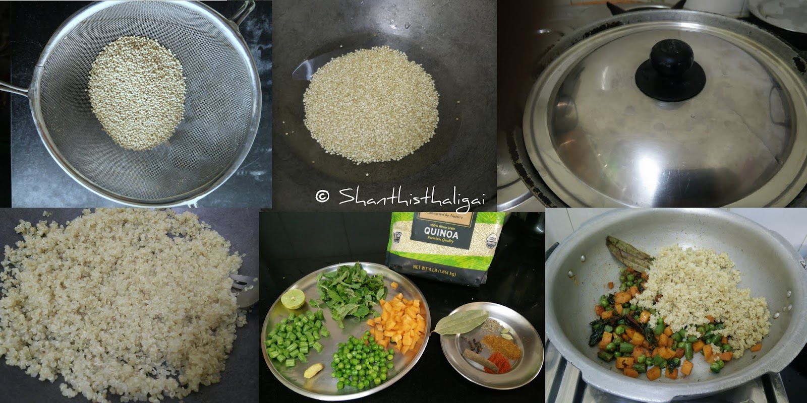 How to make  Quinoa biryani?, How to make Quinoa vegetable biryani?