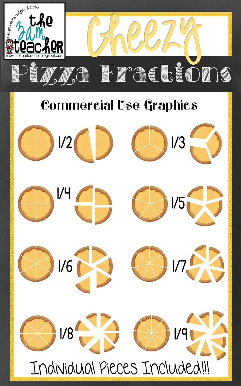 pizza fractions clipart - photo #16