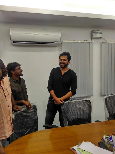 Karthi at Kaashmora Tamil Audio Launch press meet Karthi at Kaashmora Tamil Audio Launch press meet
