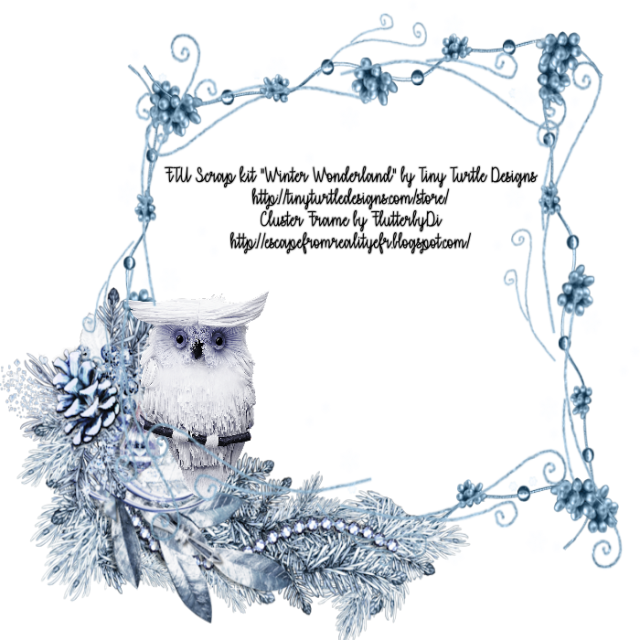 Escape From Reality Blog FTU "Winter Wonderland" Clusters & Cluster Frames