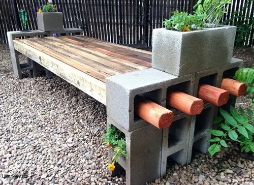 inovasi roster beton untuk kursi taman