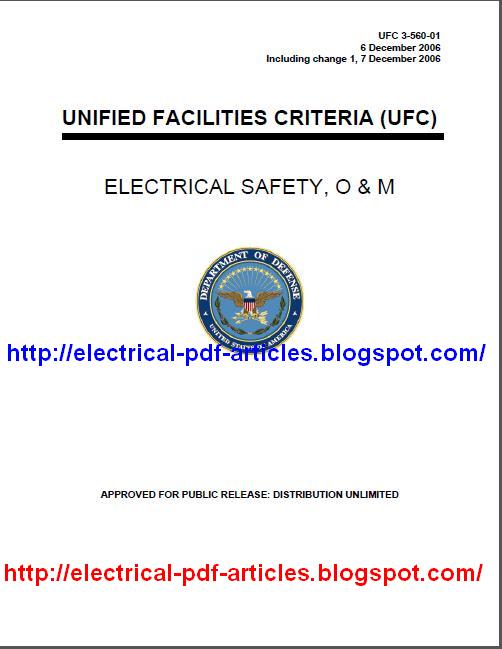 ElectricalArticlesPDF Electrical Safety O & M. Free Pdf Download.