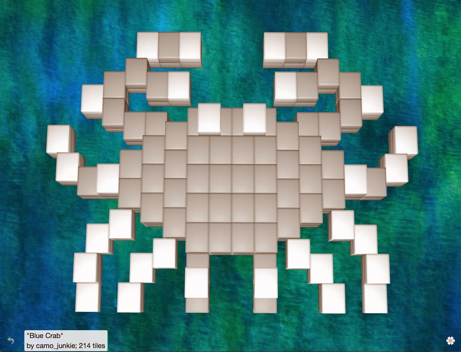 Moonlight Mahjong Blog "Blue Crab" by camo_junkie