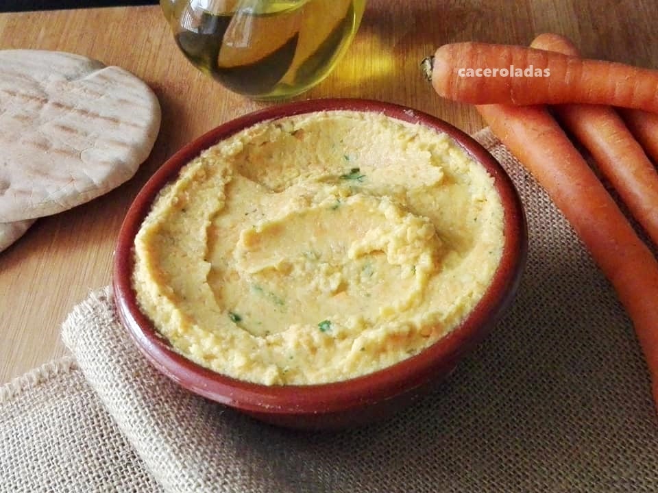Hummus de zanahoria Caceroladas