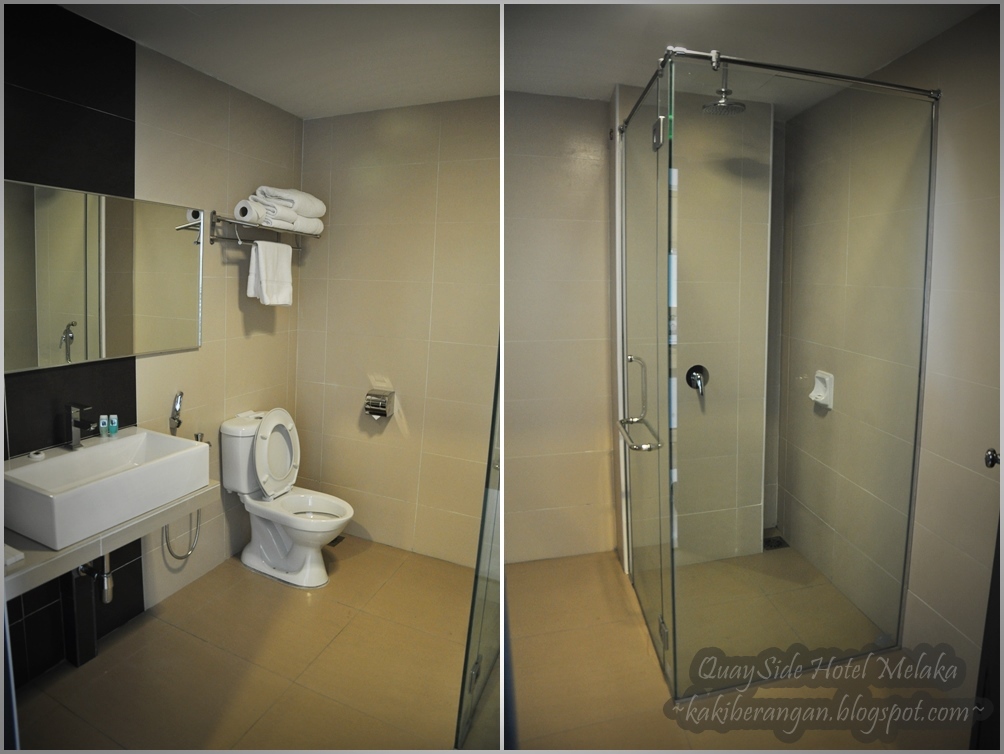 Review Quayside Hotel Melaka Kaki Berangan Bilik Air Dia K Memang Jenis Yang Luas Dan Modern Style Ada See Thru Ruangan Untuk Shower I Gitew Hahaha