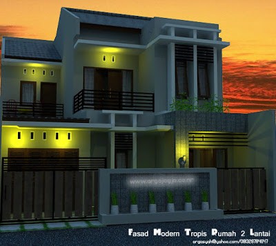 fasad rumah minimalis 1 lantai 3