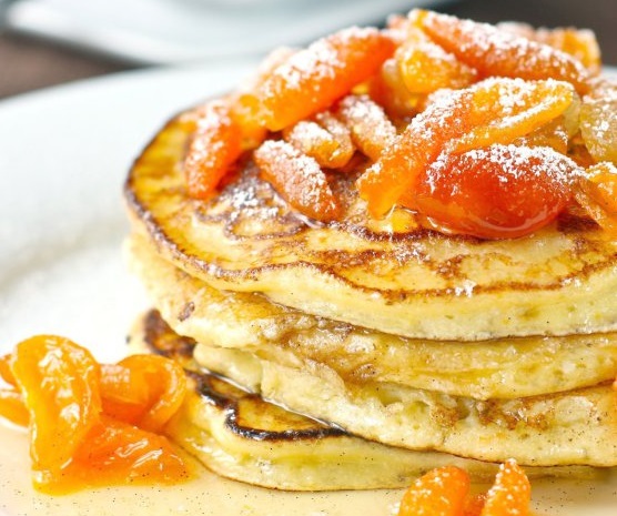 Orange Ricotta Pancakes Recipe