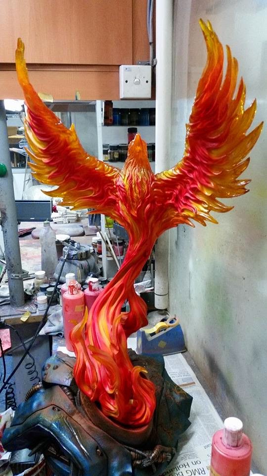 Jean Grey Phoenix Phoenix Statue finalizada pela XM Studios