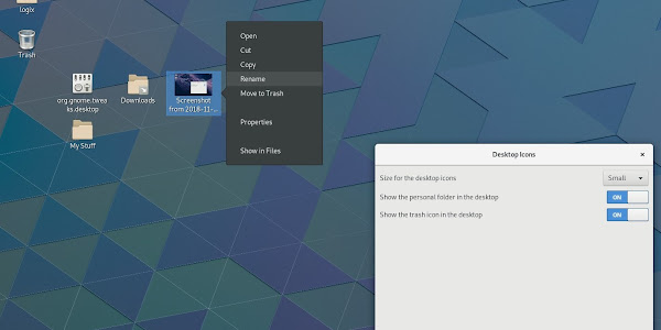 Desktop Icons Gnome Shell Extension 1.0 Release Candidate Available