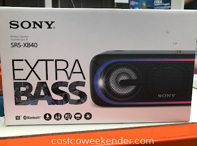 Costco 1414140 - Be the life of the party with the Sony SRS-XB40 Wireless Speaker
