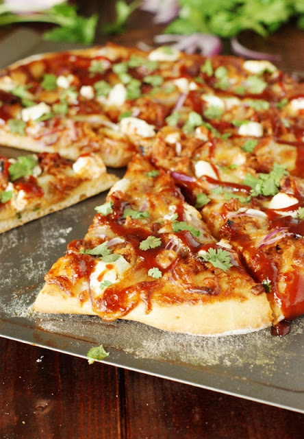 Sweet-&-Spicy Pulled Pork BBQ Pizza