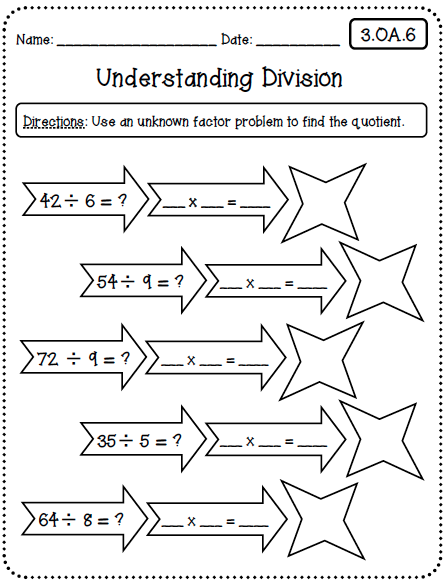 Common Core Worksheets 3rd Grade Edition  Create Teach Share