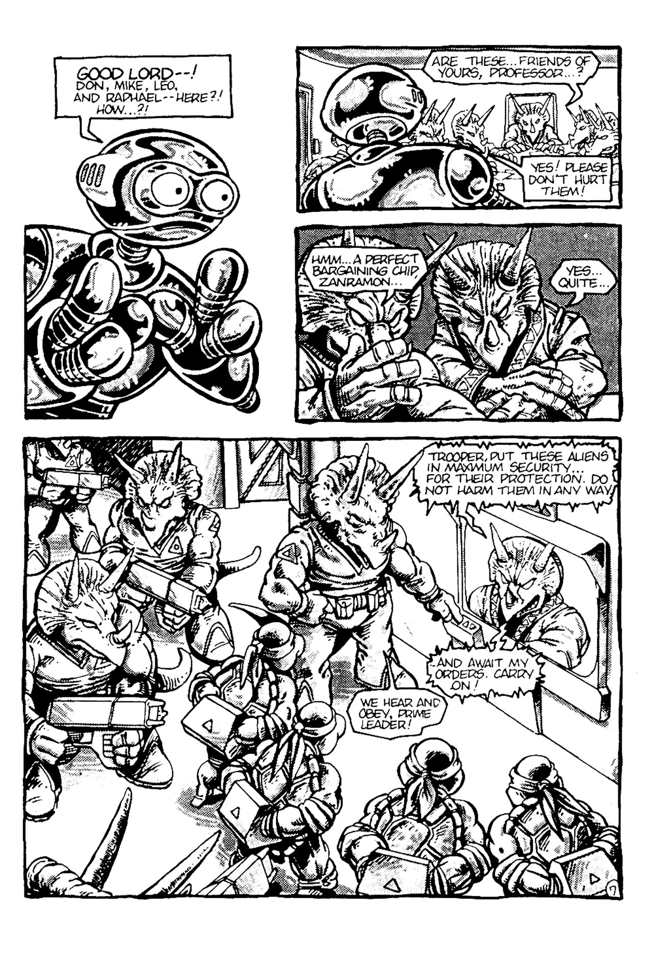 Read online Teenage Mutant Ninja Turtles (1984) comic -  Issue #6 - 9