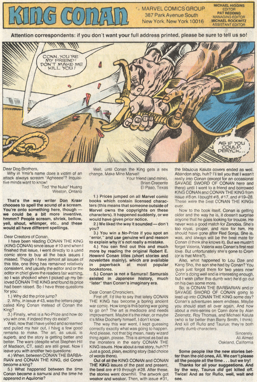 Read online Conan the King comic -  Issue #45 - 40