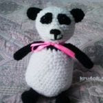 patron gratis oso panda  amigurumi | free pattern amigurumi panda bear