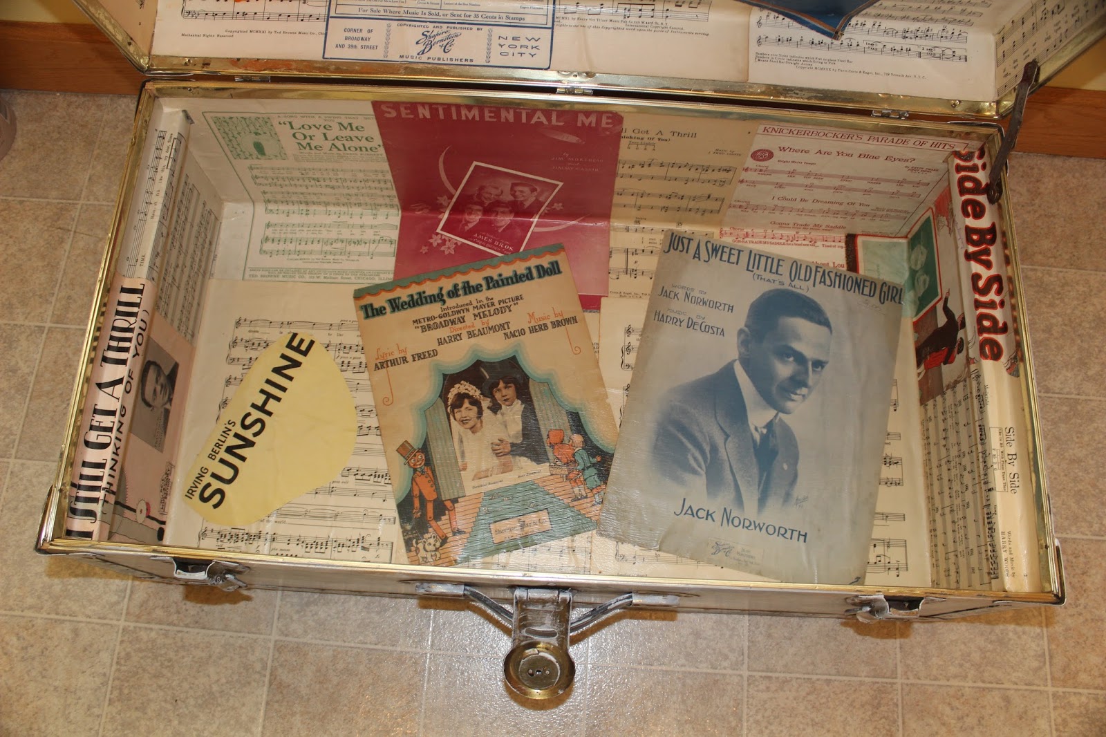 Snug Harbor Bay Refinished Trunk Music is Love Looking for Words