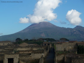 Mt. Vesuvius from Pompeii ruins