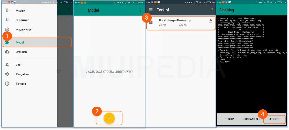 Install Modul Magisk Boost Charge Therma Install Modul Magisk Boost Charge Therma