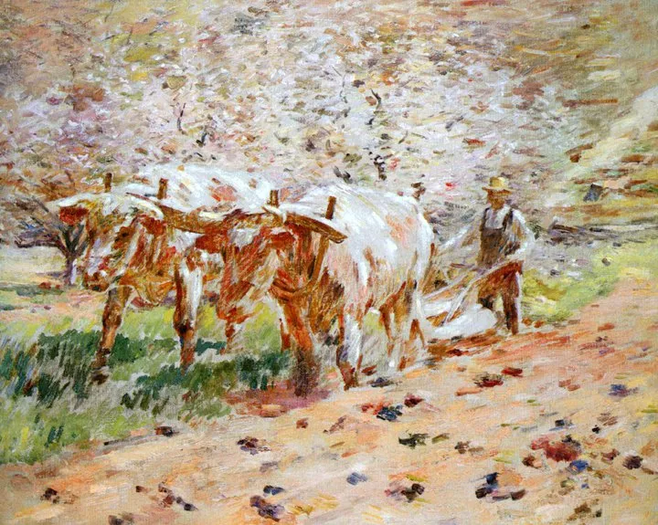 Theodore Robinson 1852-1896 | American impressionist/Realist painter