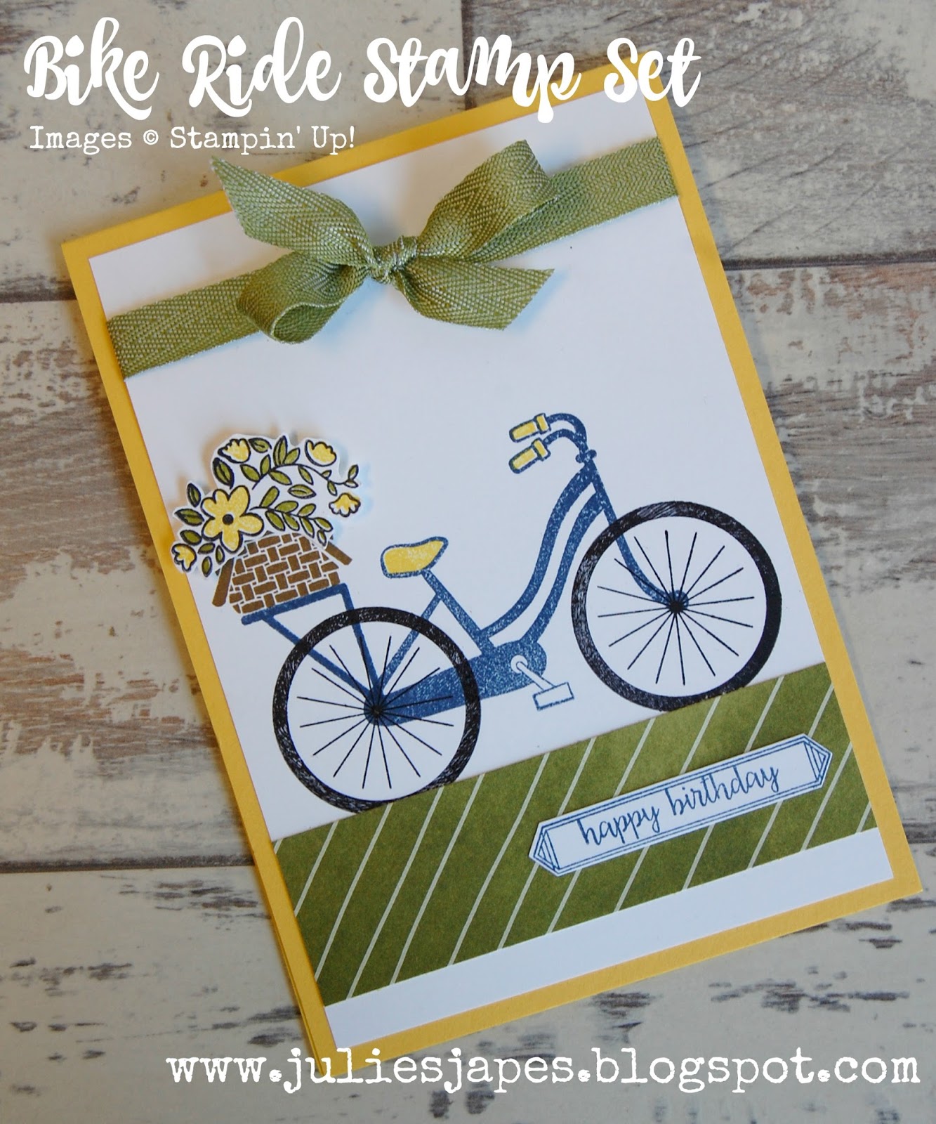 Julie Kettlewell Stampin Up UK Independent Demonstrator Order