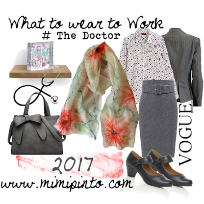 what to wear to work the doctor by Mimi Pinto