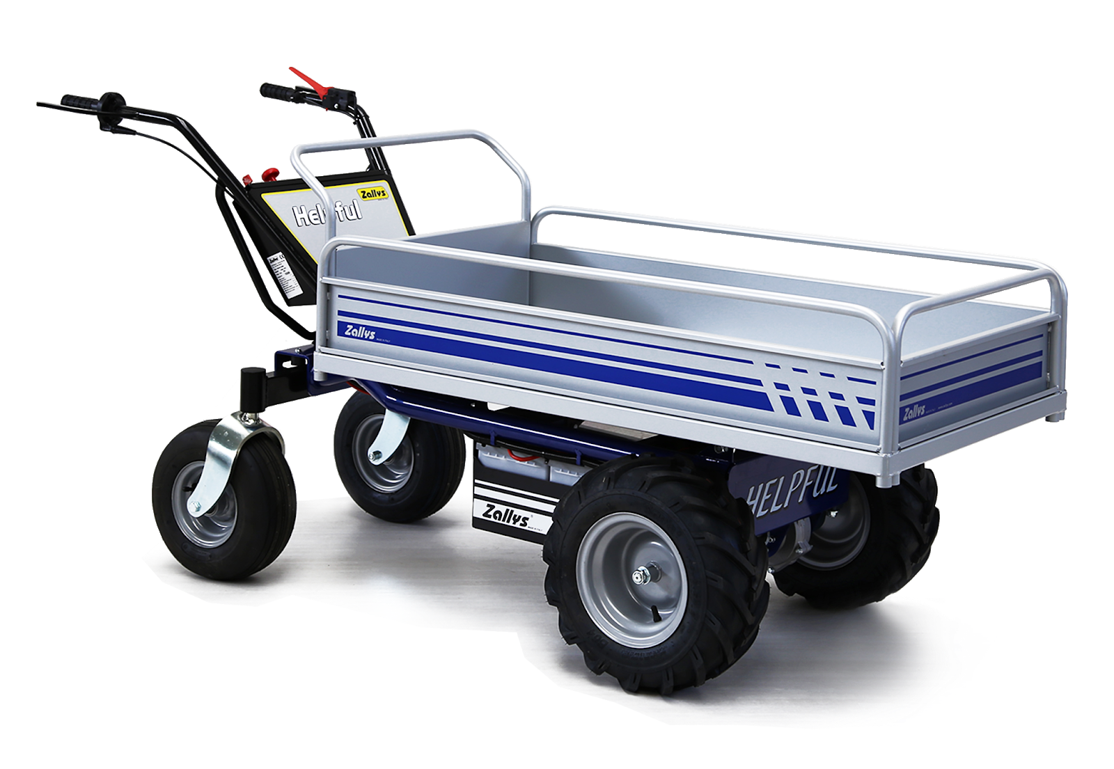 Zallys HS4 Flatbed electric cart with great stability