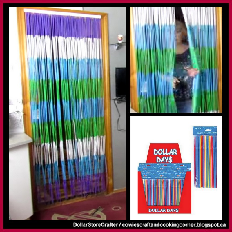 Dollar Store Crafter DIY Beaded Door Curtain Out Of Dollar Tree