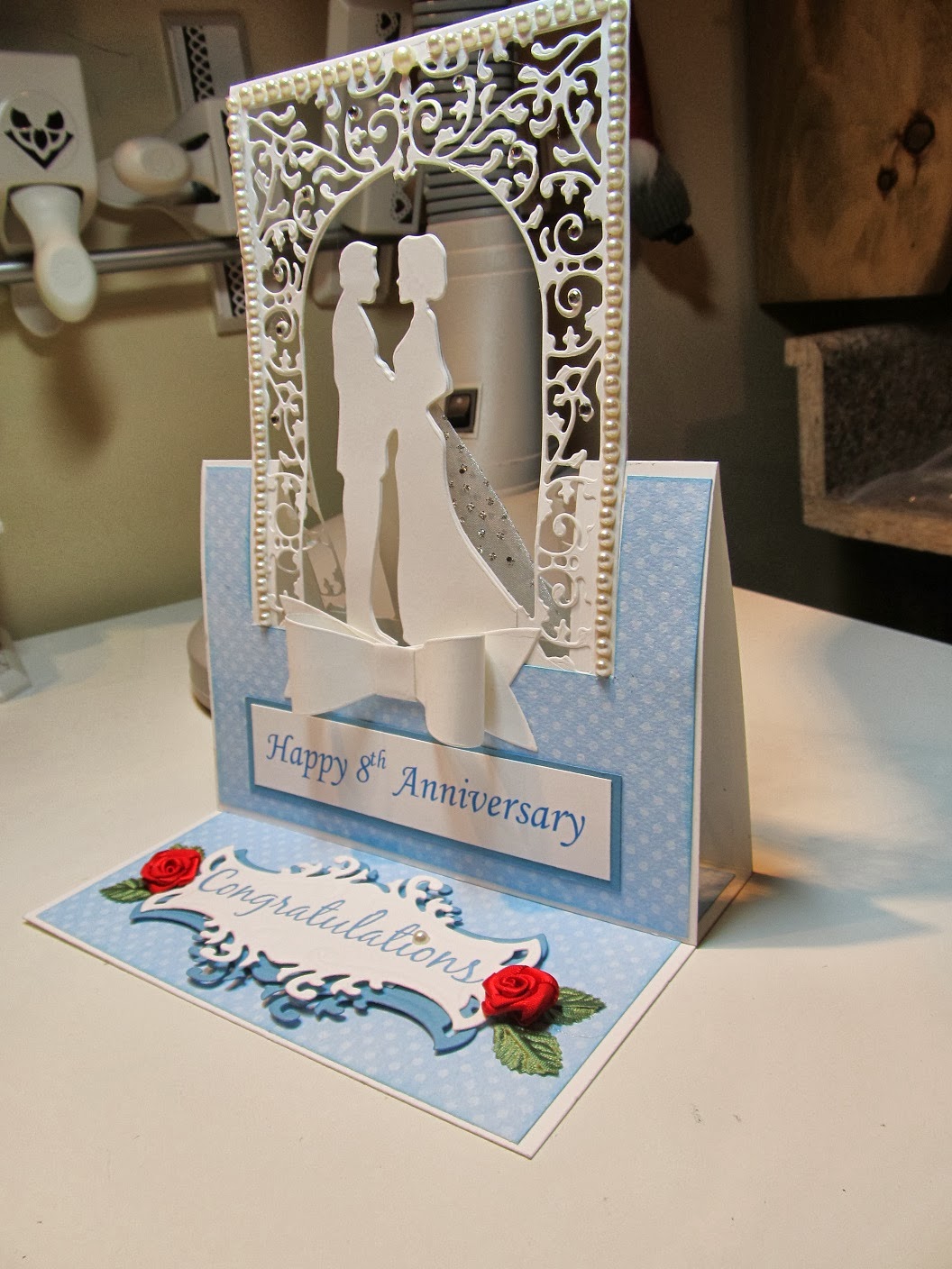 Calla Lily Studio Blog: Wedding Flying Easel Card