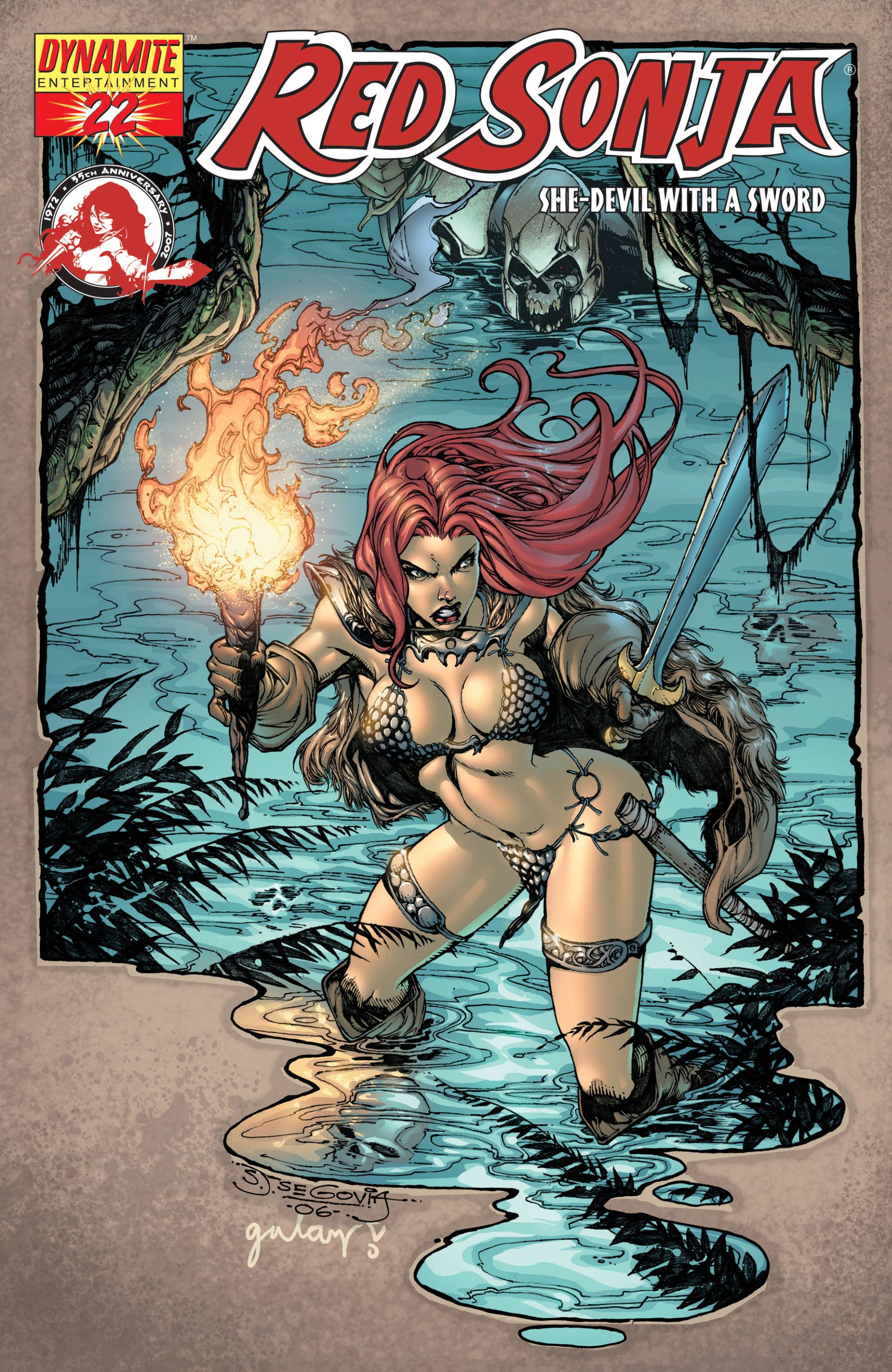 Read online Red Sonja (2005) comic -  Issue #22 - 1